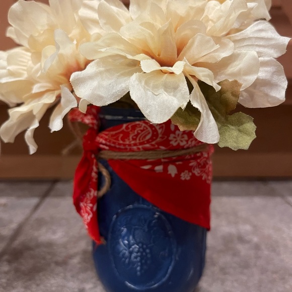 Farmhouse Mason Jar Painted Decor - Picture 8 of 9